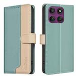 For Motorola Edge 60 Pro Color Matching RFID Anti-theft Leather Phone Case(Green)