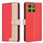 For Motorola Moto G86 5G Color Matching RFID Anti-theft Leather Phone Case(Red)