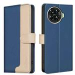 For Tecno Spark 20 Pro+ Color Matching RFID Anti-theft Leather Phone Case(Blue)