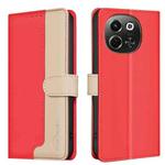 For Tecno Pova 6 Neo 5G / Spark 30 5G Color Matching RFID Anti-theft Leather Phone Case(Red)