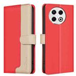 For Tecno Spark 30 Pro 4G Color Matching RFID Anti-theft Leather Phone Case(Red)