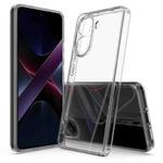 For Xiaomi Poco X7 Pro Scratchproof Acrylic TPU Phone Case(Transparent)