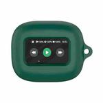 For JBL Live Beam 3 Wireless Bluetooth Earphones Silicone Protective Case(Dark Green)