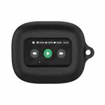 For JBL Live Beam 3 Wireless Bluetooth Earphones Silicone Protective Case(Black)