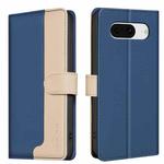 For Google Pixel 8 Color Matching RFID Anti-theft Leather Phone Case(Blue)