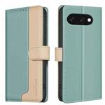 For Google Pixel 9A Color Matching RFID Anti-theft Leather Phone Case(Green)