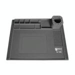 BEST S-190 High-temperature Resistant Silicone Pad Workbench Pad(Grey)