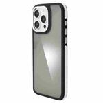 For iPhone 13 Pro Max Gold Shield 3 in 1 Phone Case(White)