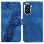 For Redmi A5 4G 171.7mm Seven-shaped Embossed Leather Phone Case(Blue)