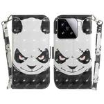 For Xiaomi 15 3D Colored Flip Leather Phone Case(Angry Bear)