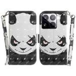 For Xiaomi 15 Pro 3D Colored Flip Leather Phone Case(Angry Bear)