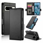 For Google Pixel 8 Pro Side Buckle Magnetic Frosted Leather Phone Case(Black)