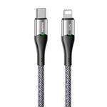 REMAX RC-C116 1.2m 30W Type-C to 8 Pin Smart Power-off Fast Charging Data Cable(Silver)