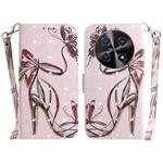 For Huawei nova 12i 4G Global 3D Colored Horizontal Flip Leather Phone Case(Butterfly High-heeled)