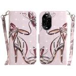 For Huawei nova 13 Pro 3D Colored Horizontal Flip Leather Phone Case(Butterfly High-heeled)