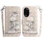 For Huawei nova 13 Pro 3D Colored Horizontal Flip Leather Phone Case(Squirrels)