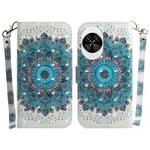For Huawei nova 14 3D Colored Horizontal Flip Leather Phone Case(Peacock Wreath)