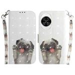 For Huawei nova 14 3D Colored Horizontal Flip Leather Phone Case(Pug)