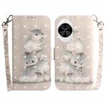 For Huawei nova 14 3D Colored Horizontal Flip Leather Phone Case(Squirrels)