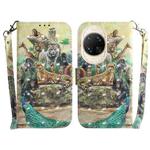 For Huawei nova 14 Ultra 3D Colored Horizontal Flip Leather Phone Case(Zoo)