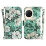 For Huawei nova 14 Ultra 3D Colored Horizontal Flip Leather Phone Case(Watercolor Flower)