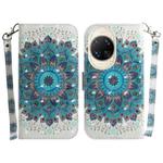 For Huawei nova 14 Ultra 3D Colored Horizontal Flip Leather Phone Case(Peacock Wreath)