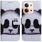 For Redmi 15C 4G 173.1mm / 15C 5G 173.1mm Coloured Drawing Flip Leather Phone Case(Panda)