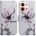 For Redmi 15C 4G 173.1mm / 15C 5G 173.1mm Coloured Drawing Flip Leather Phone Case(Magnolia)
