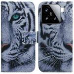 For Xiaomi 15 Coloured Drawing Flip Leather Phone Case(Tiger)