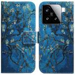 For Xiaomi 15 Coloured Drawing Flip Leather Phone Case(Apricot)