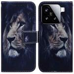For Xiaomi 15 Coloured Drawing Flip Leather Phone Case(Lion)