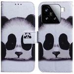 For Xiaomi 15 Coloured Drawing Flip Leather Phone Case(Panda)