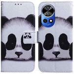 For Huawei nova 12 Ultra Coloured Drawing Flip Leather Phone Case(Panda)