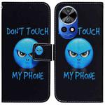 For Huawei nova 12 Ultra Coloured Drawing Flip Leather Phone Case(Anger)