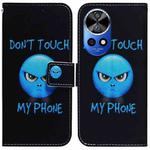 For Huawei nova 12 Pro Coloured Drawing Flip Leather Phone Case(Anger)
