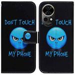 For Huawei nova 12 Coloured Drawing Flip Leather Phone Case(Anger)