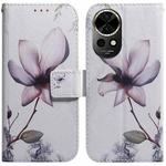 For Huawei nova 12 Coloured Drawing Flip Leather Phone Case(Magnolia)