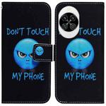 For Huawei nova 14 Coloured Drawing Flip Leather Phone Case(Anger)