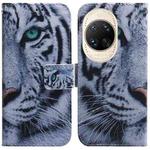 For Huawei nova 14 Ultra Coloured Drawing Flip Leather Phone Case(Tiger)