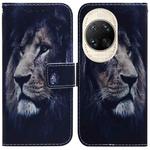 For Huawei nova 14 Ultra Coloured Drawing Flip Leather Phone Case(Lion)