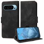 For Google Pixel 9 / 9 Pro Embossed Rhombus Starry Leather Phone Case(Black)