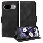 For Google Pixel 8 Embossed Rhombus Starry Leather Phone Case(Black)