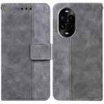 For Huawei nova 13 Pro Geometric Embossed Leather Phone Case(Grey)