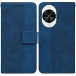 For Huawei nova 14 Geometric Embossed Leather Phone Case(Blue)