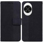For Huawei nova 14 Geometric Embossed Leather Phone Case(Black)