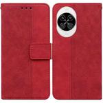 For Huawei nova 14 Geometric Embossed Leather Phone Case(Red)
