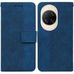 For Huawei nova 14 Ultra Geometric Embossed Leather Phone Case(Blue)
