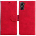 For Redmi Turbo 4 / Xiaomi Poco X7 Pro Skin Feel Pure Color Flip Leather Phone Case(Red)