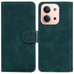 For Redmi 15C 4G 173.1mm / 15C 5G 173.1mm Skin Feel Pure Color Flip Leather Phone Case(Green)