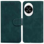 For Huawei nova 14 Skin Feel Pure Color Flip Leather Phone Case(Green)